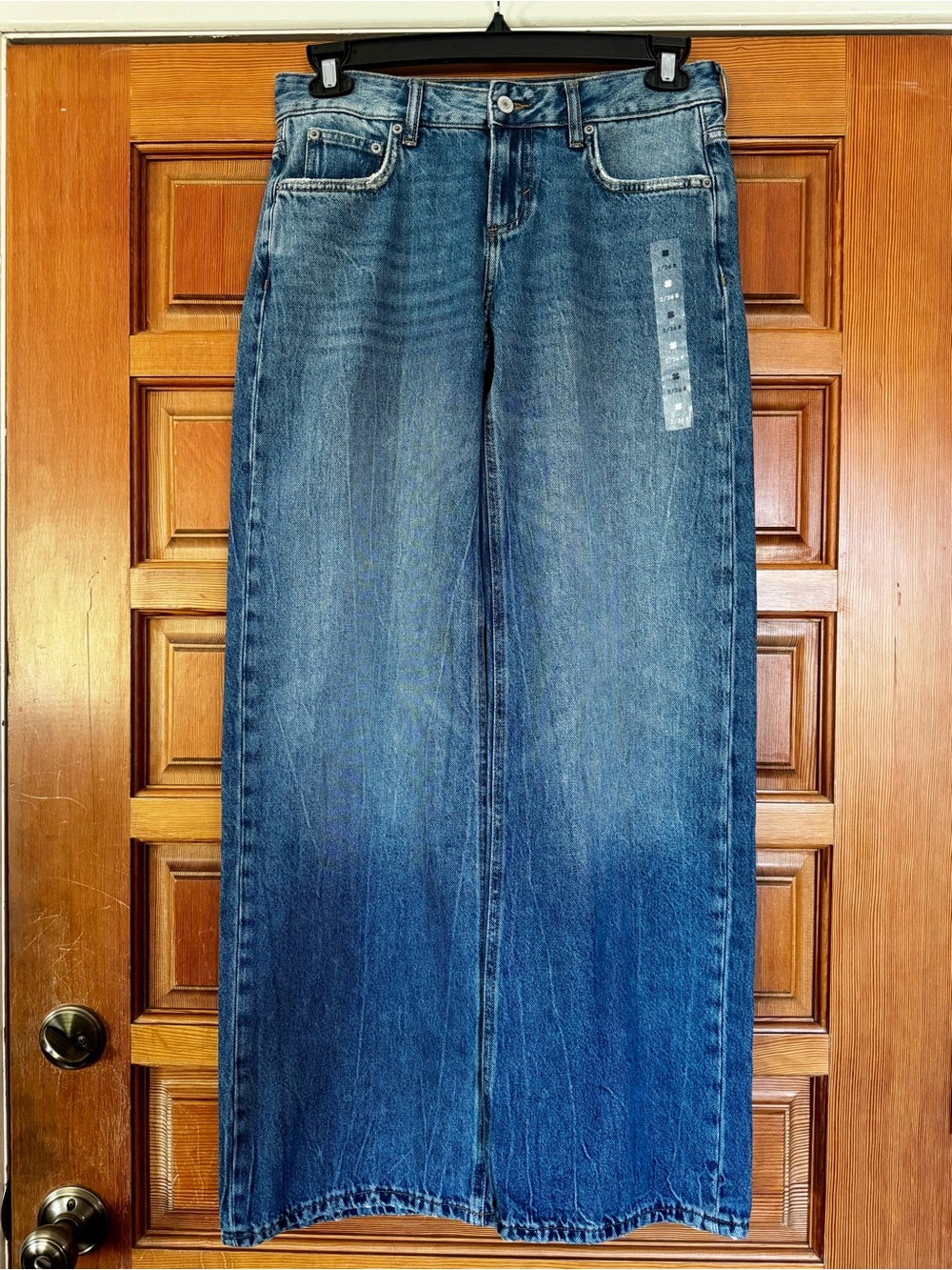 NEW Lucky Brand Baggy Wide Leg jeans 2 / 26 - Picture 4 of 12